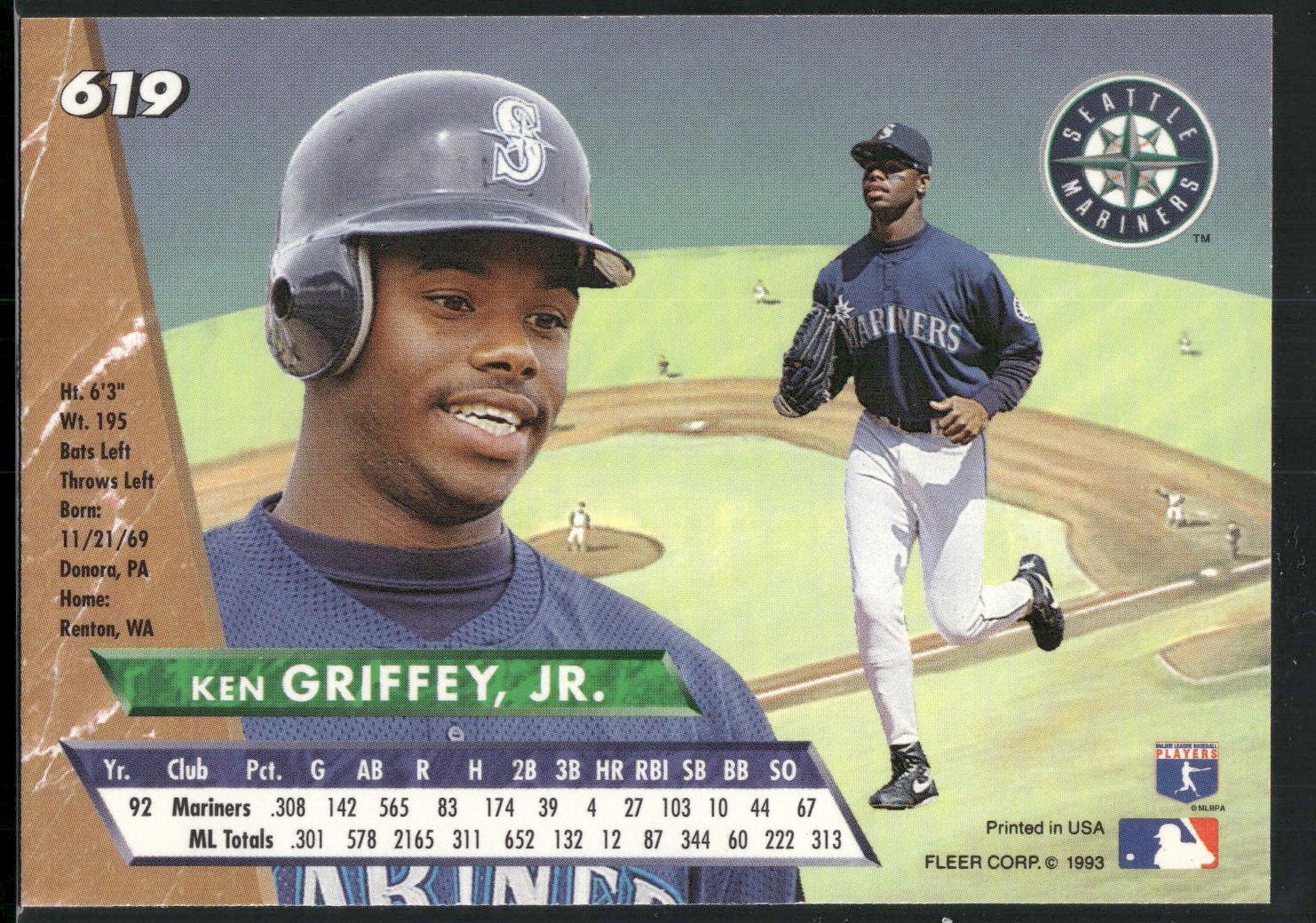1993 Ultra #619 Ken Griffey Jr.