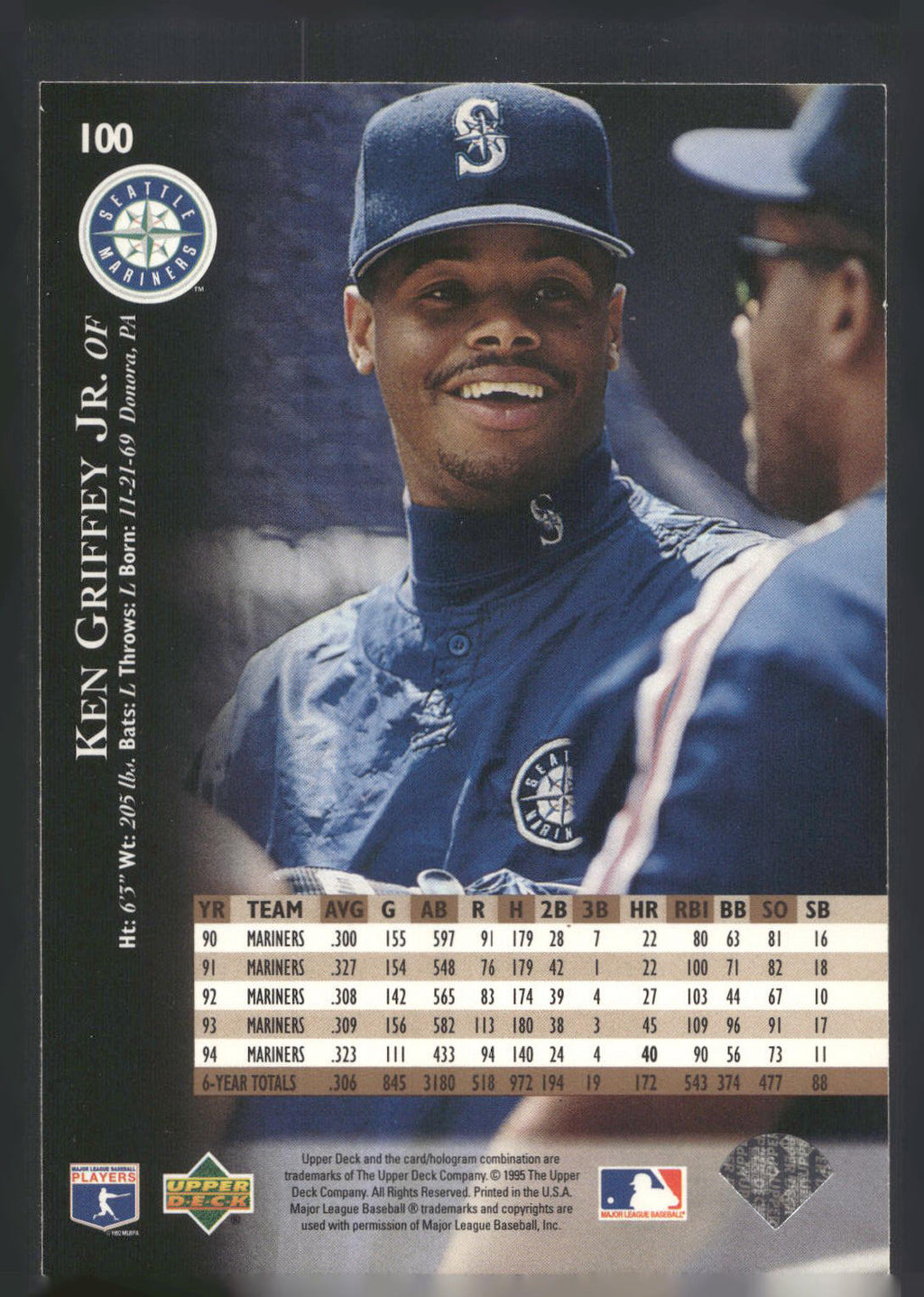 1995 Upper Deck #100 Ken Griffey Jr.