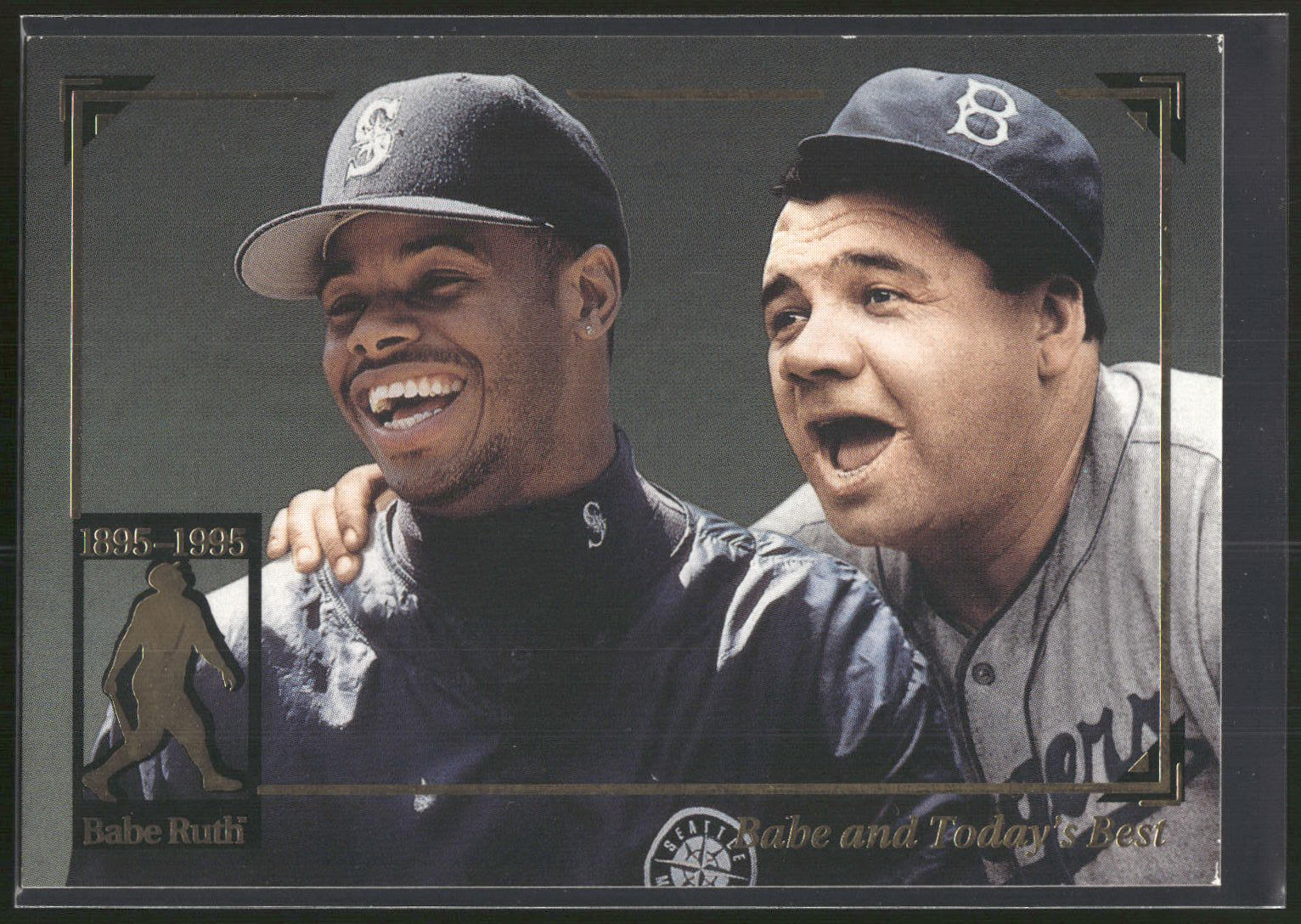 1995 Megacards Babe Ruth #21 Babe and Today's Best