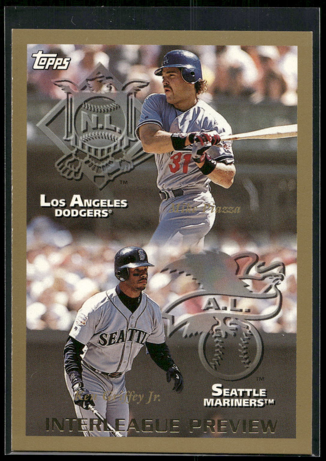 1998 Topps #479 Mike Piazza / Ken Griffey Jr. IPV