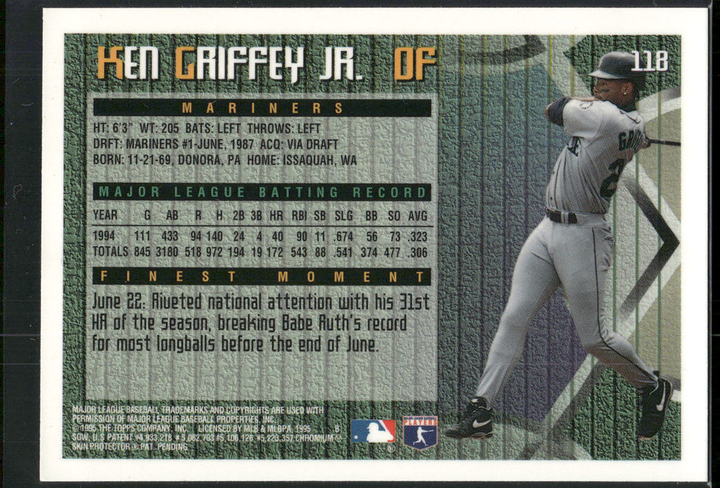 1995 Finest #118 Ken Griffey Jr.