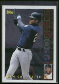 1996 Topps #AL-05 Ken Griffey, Jr. Profiles by Kirby Puckett AL
