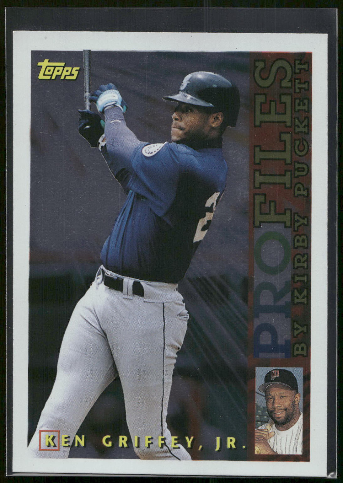 1996 Topps #AL-05 Ken Griffey, Jr. Profiles by Kirby Puckett AL