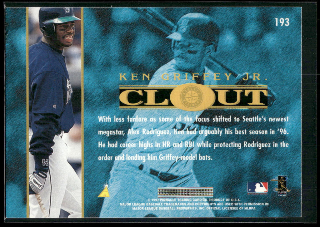 1997 Pinnacle #193 Ken Griffey Jr.