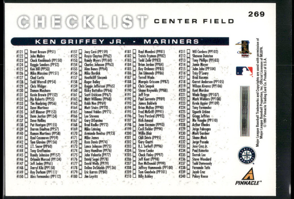 1998 Score #269 Ken Griffey Jr.
