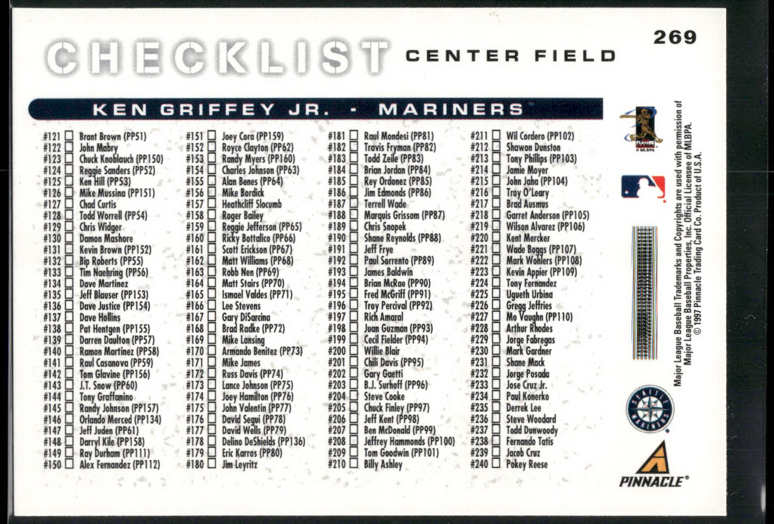 1998 Score #269 Ken Griffey Jr.