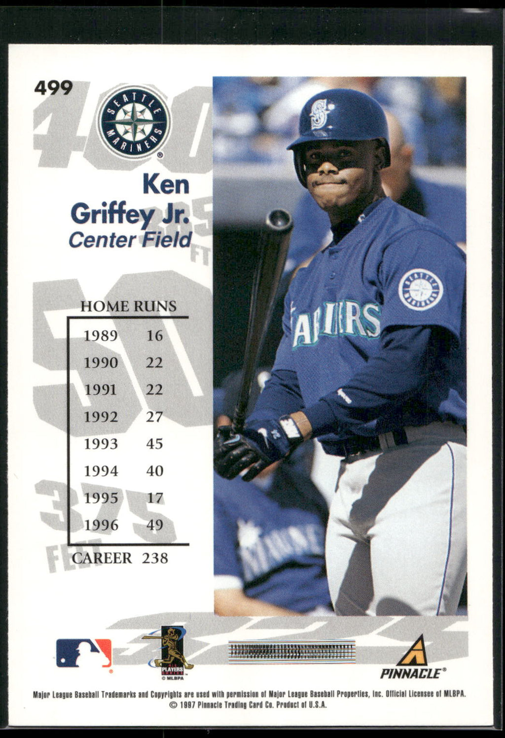 1997 Score #499 Ken Griffey Jr.