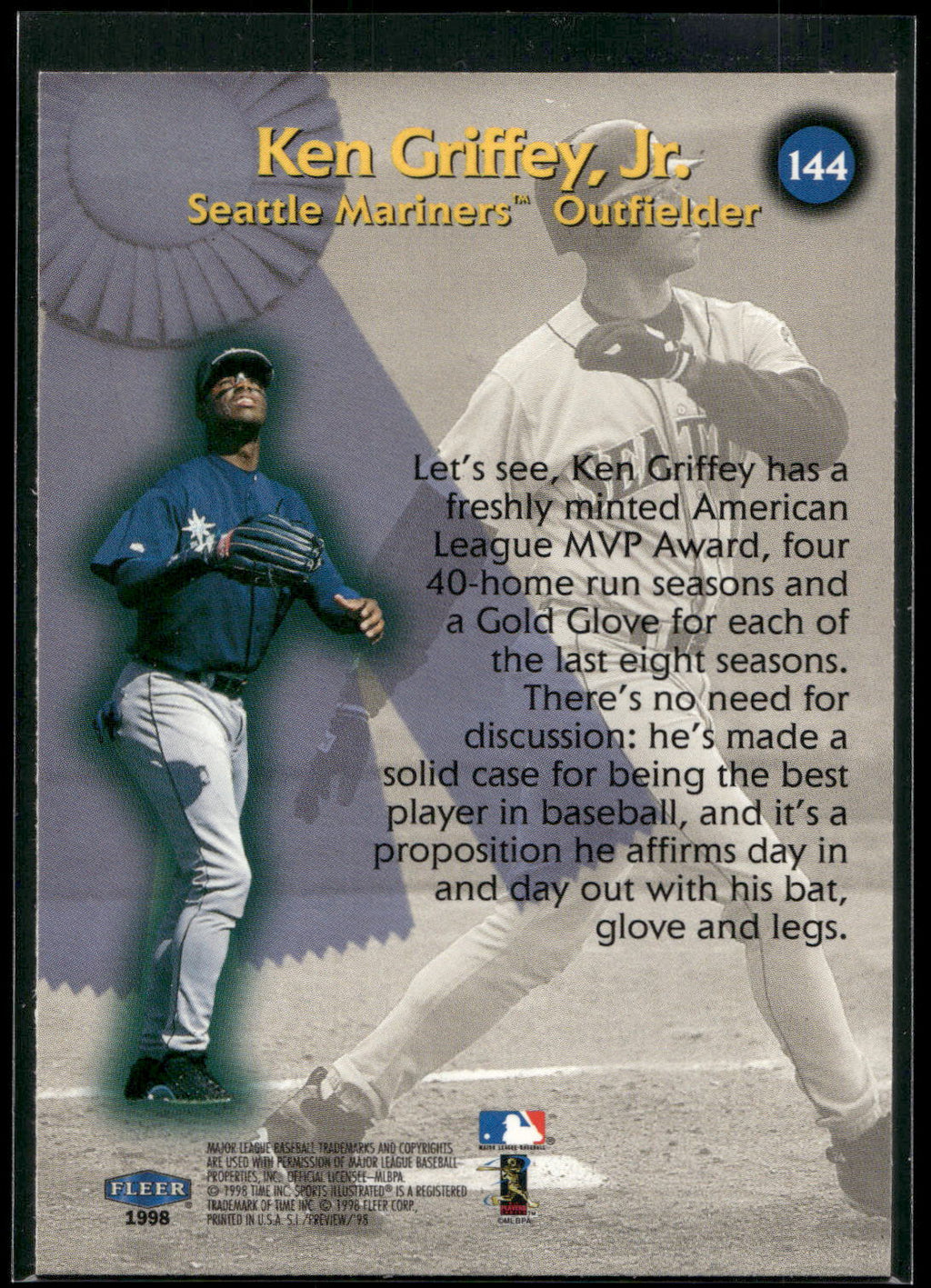 1998 Sports Illustrated #144 Ken Griffey, Jr.