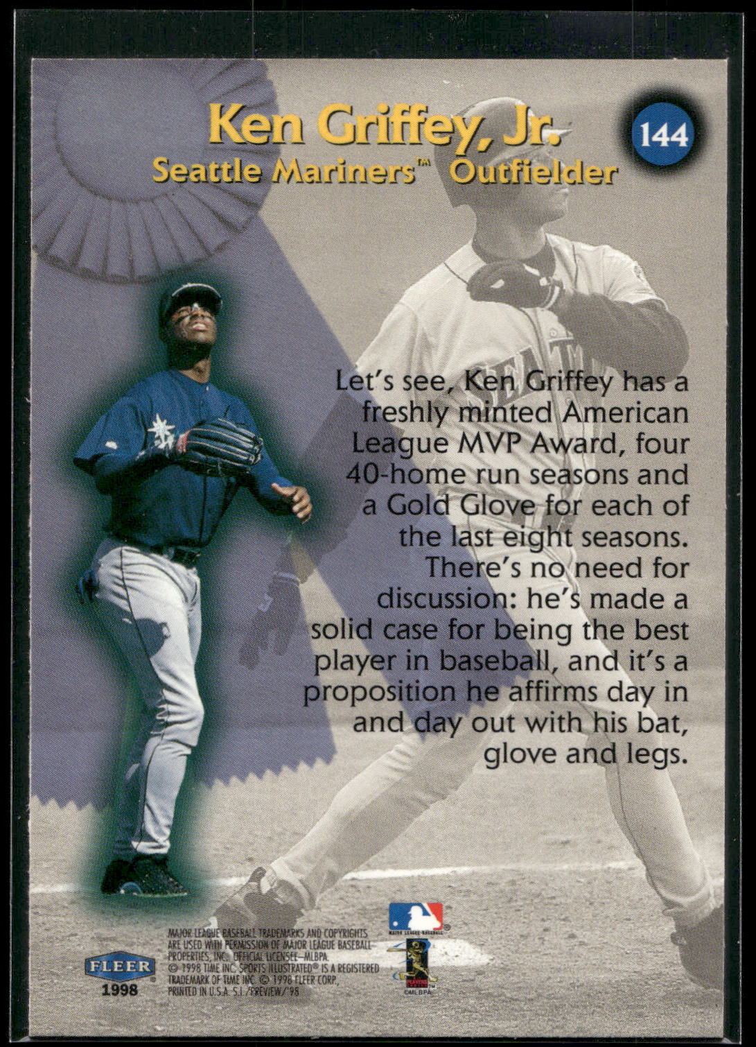 1998 Sports Illustrated #144 Ken Griffey, Jr.