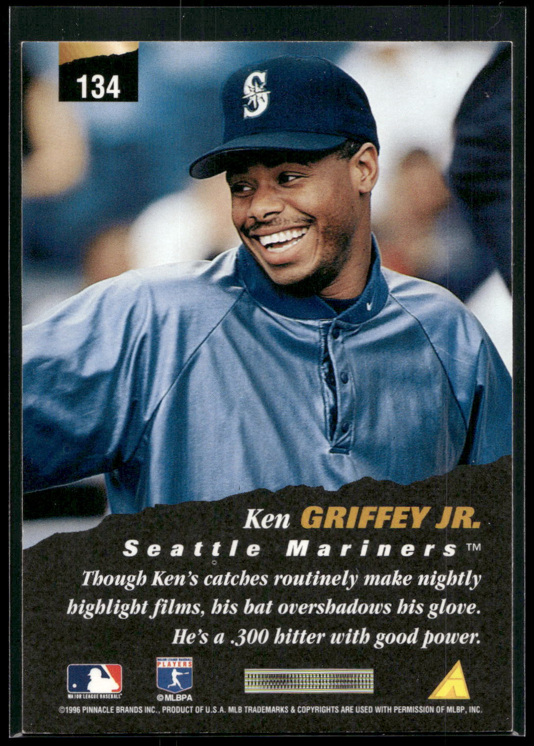 1996 Pinnacle #134 Ken Griffey Jr.