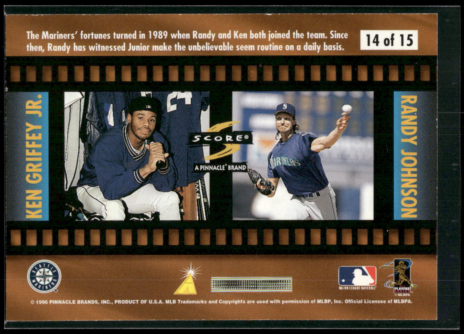 1997 Score #14 Ken Griffey Jr. Pitcher Perfect