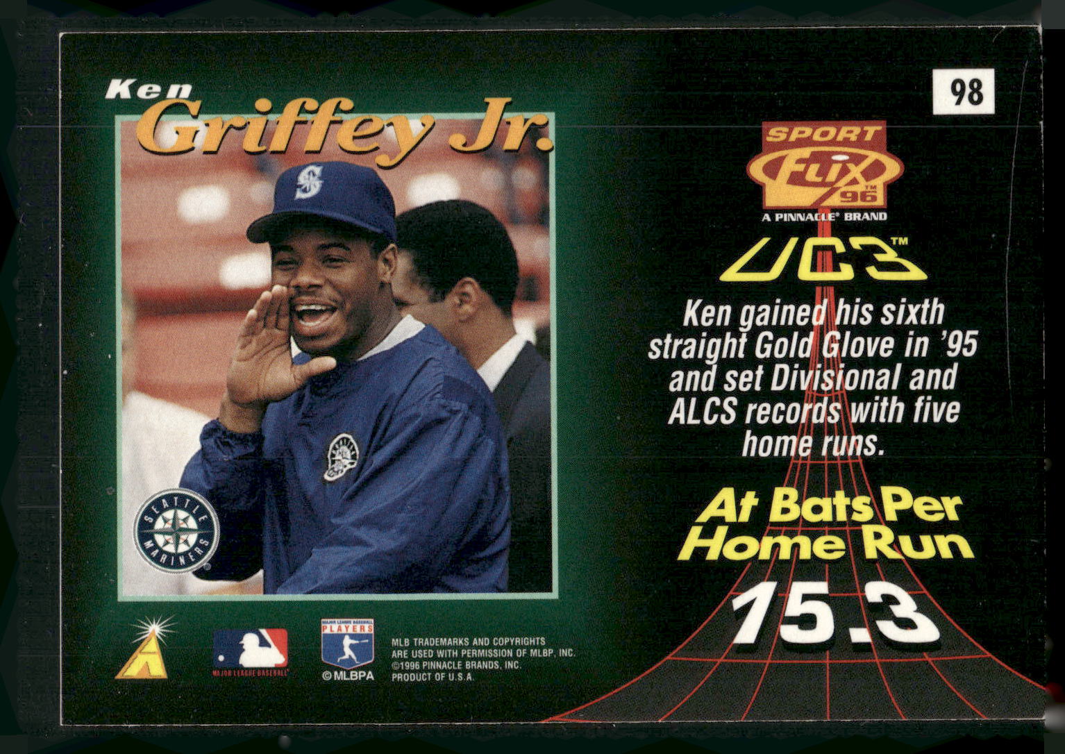1996 Sportflix #98 Ken Griffey Jr.
