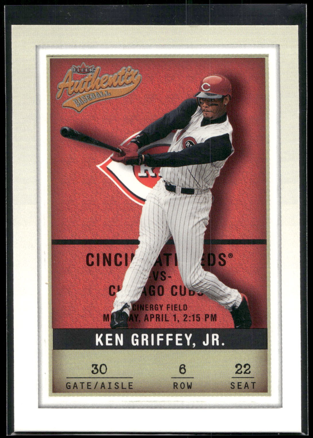 2002 Fleer Authentix #6 Ken Griffey, Jr.