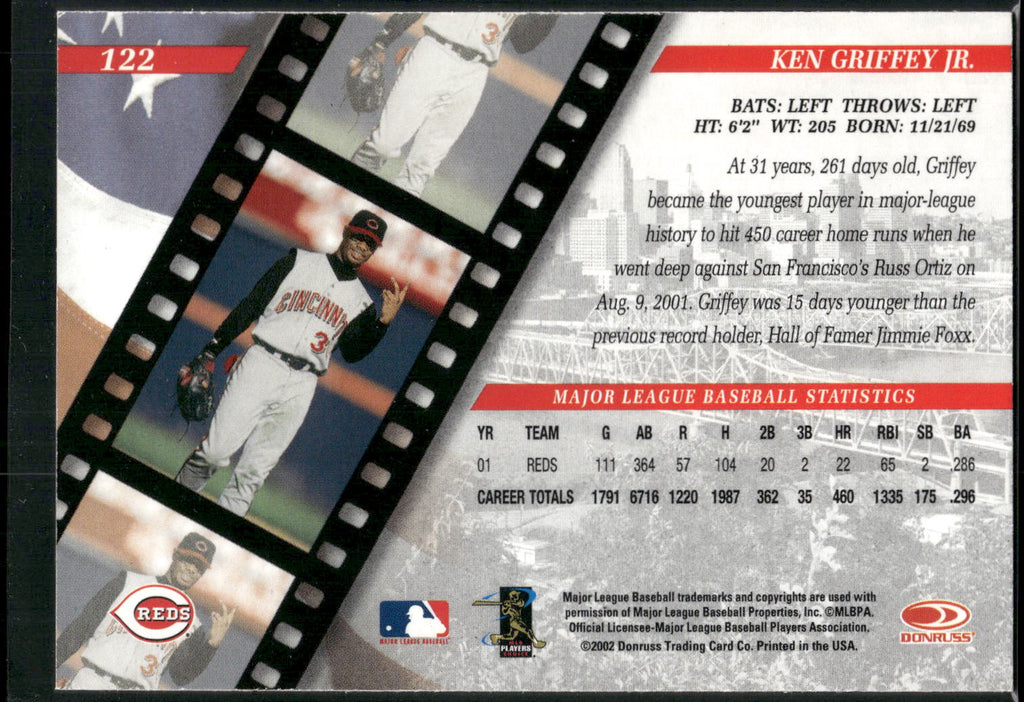 2002 Donruss Studio #122 Ken Griffey Jr.