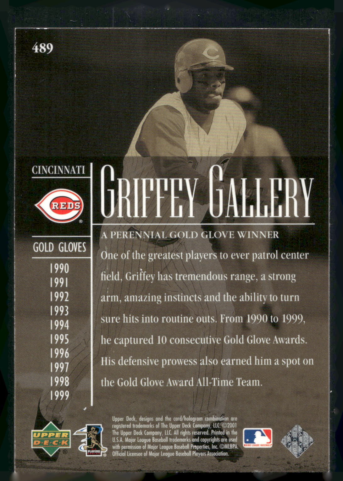 2002 Upper Deck #489 Ken Griffey Jr.