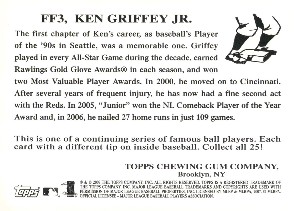 2007 Topps Flashback Fridays #FF3 Ken Griffey Jr.