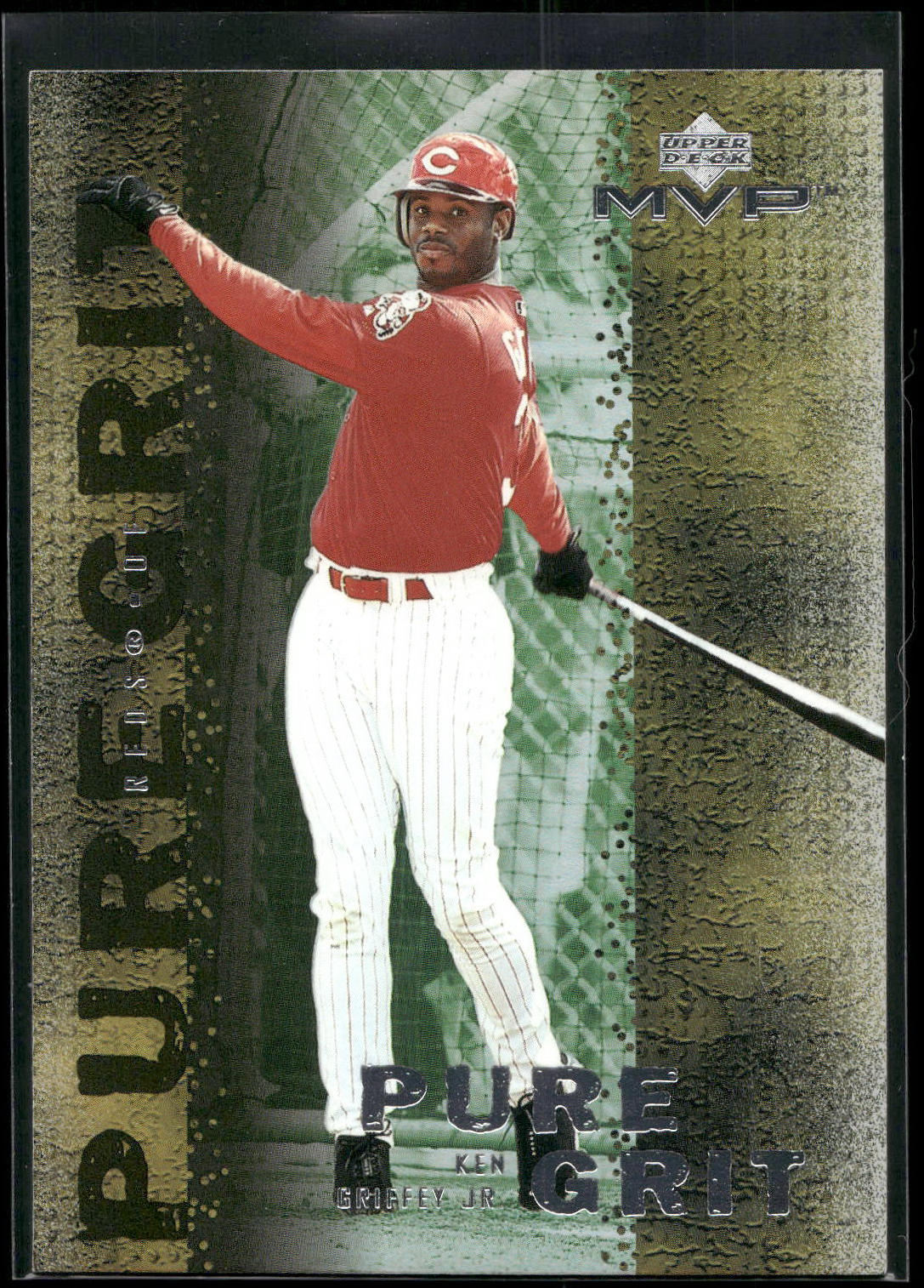 2000 Upper Deck MVP #G7 Ken Griffey Jr. Pure Grit