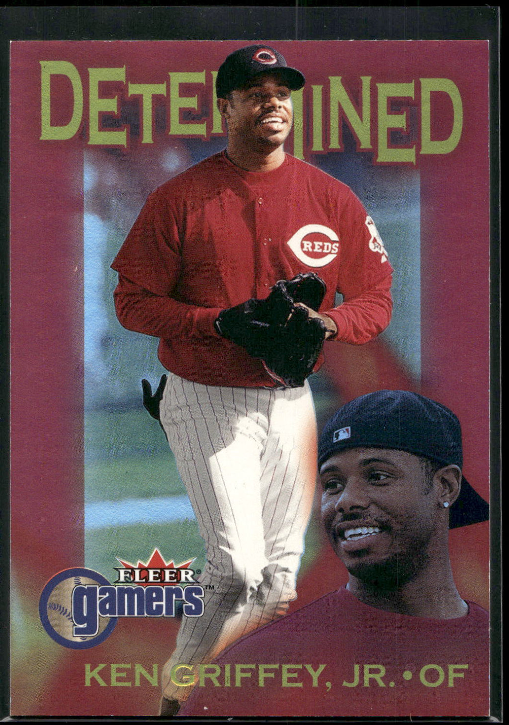 2000 Fleer Gamers #9 D Ken Griffey Jr. Determined