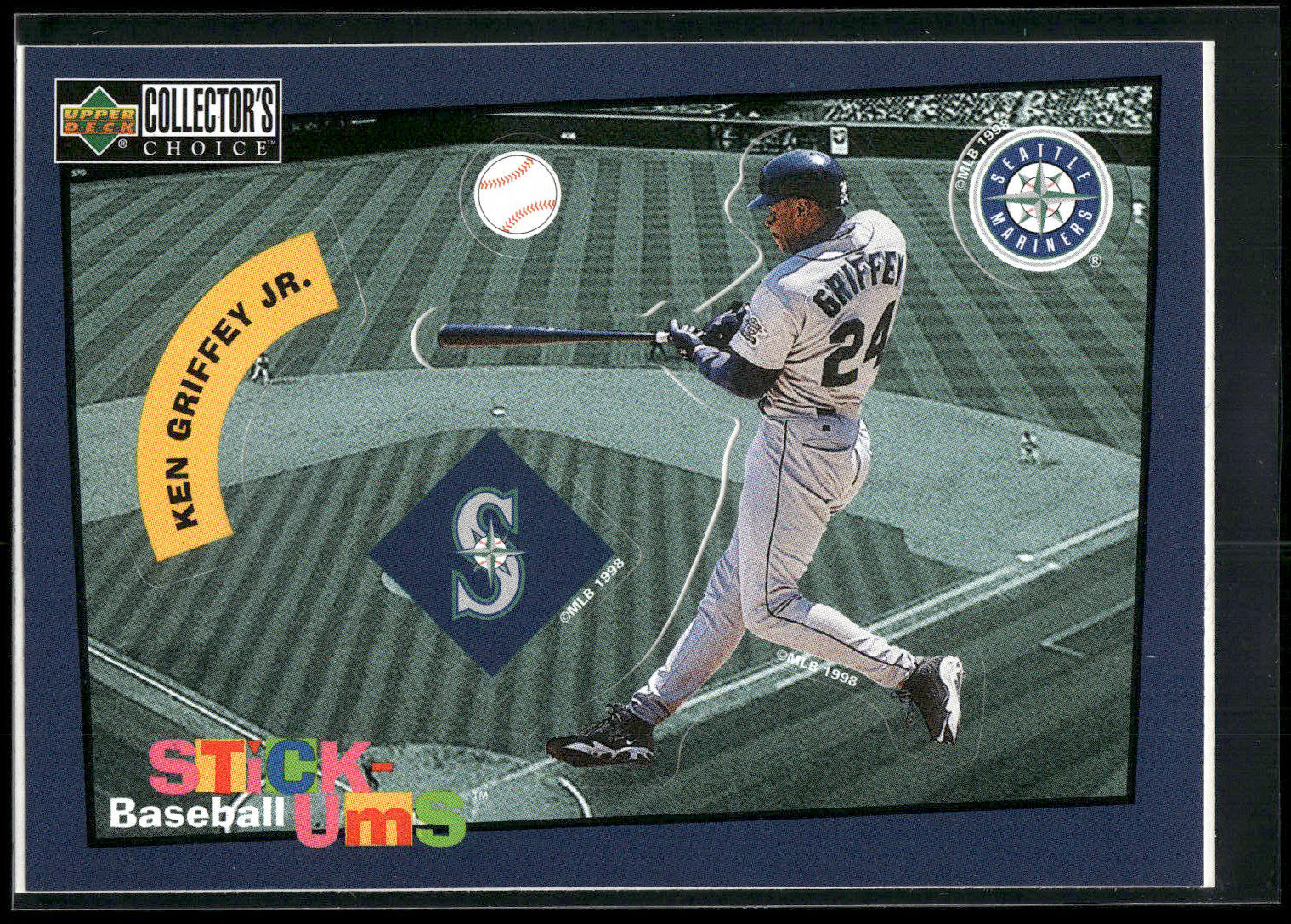 1998 Collector's Choice #25 Ken Griffey Jr. Stick-Ums