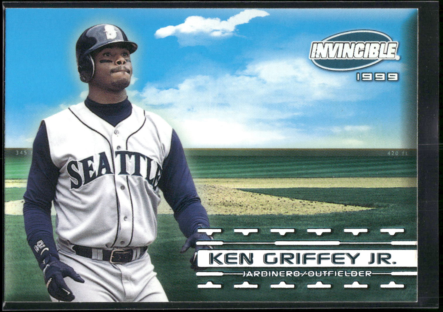 1999 Pacific Invincible #18b Ken Griffey Jr. Sandlot Heroes