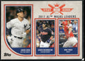 2018 Topps Big League #312 (Aaron Judge / Edwin Encarnacion / Mike Trout)