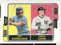2023 Topps Heritage #TAN-12 Jeff Burroughs / Aaron Judge Then and Now