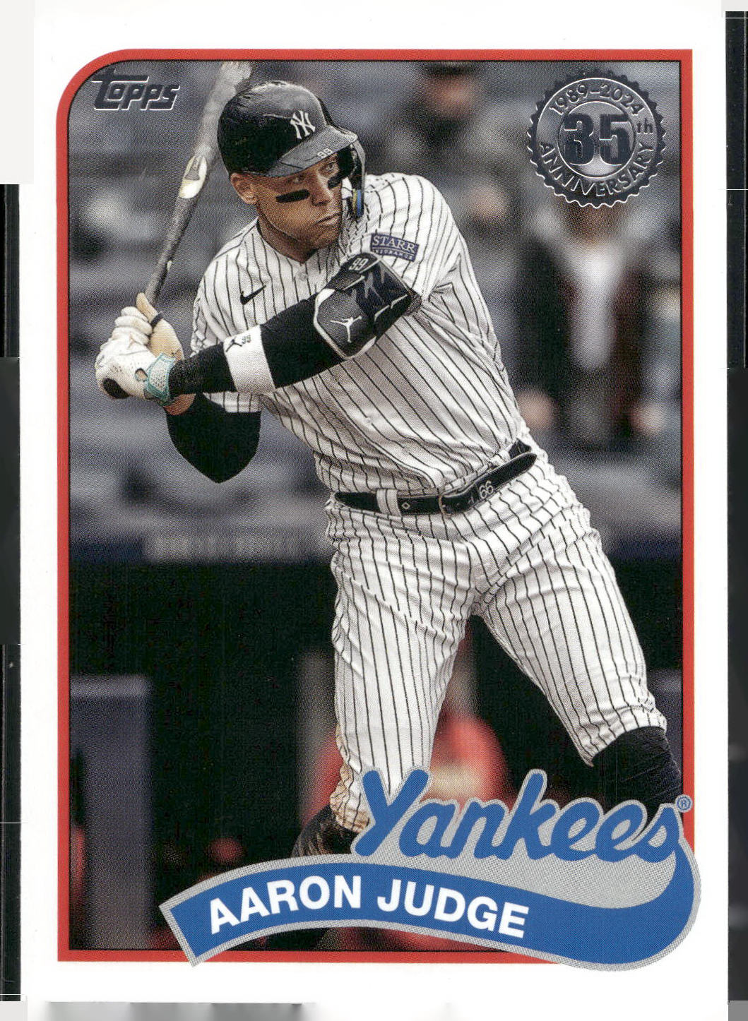 2024 Topps #89B2-39 Aaron Judge 1989 Topps Baseball 35th