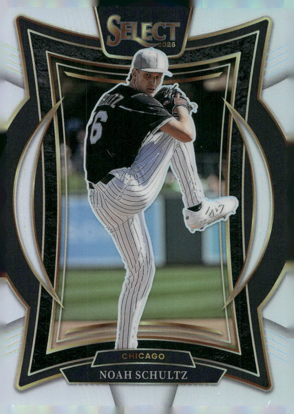 2025 Panini Select #35 Noah Schultz Silver Prizms