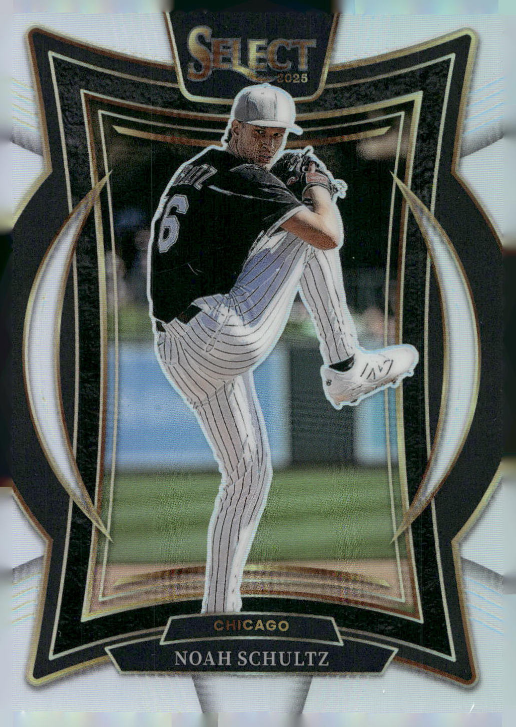 2025 Panini Select #35 Noah Schultz Silver Prizms