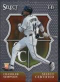 2025 Panini Select #20 Chandler Simpson Select Certified