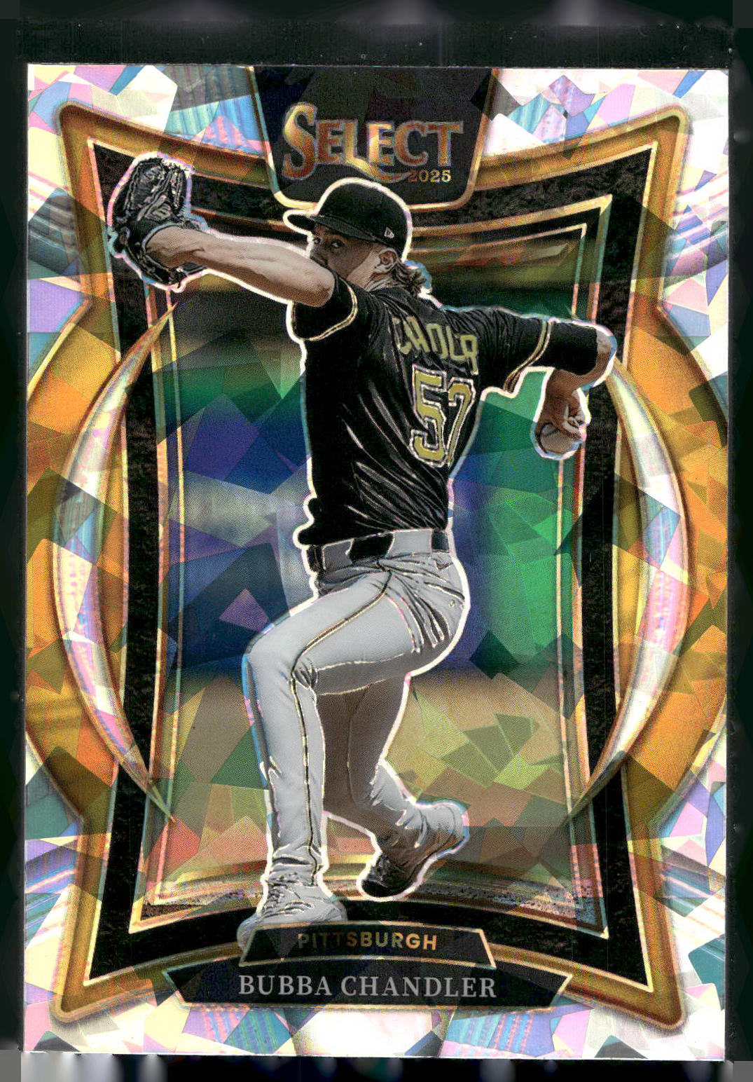 2025 Panini Select #16 Bubba Chandler Ice Prizms