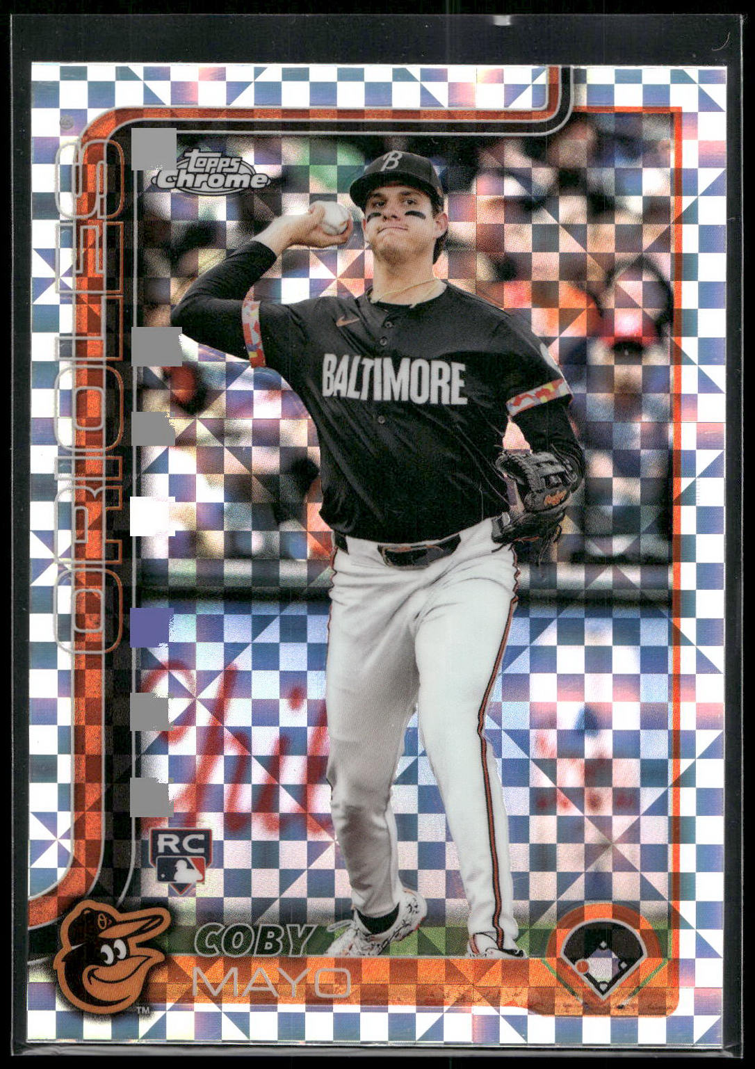 2025 Topps Chrome #120 Coby Mayo X-Fractors
