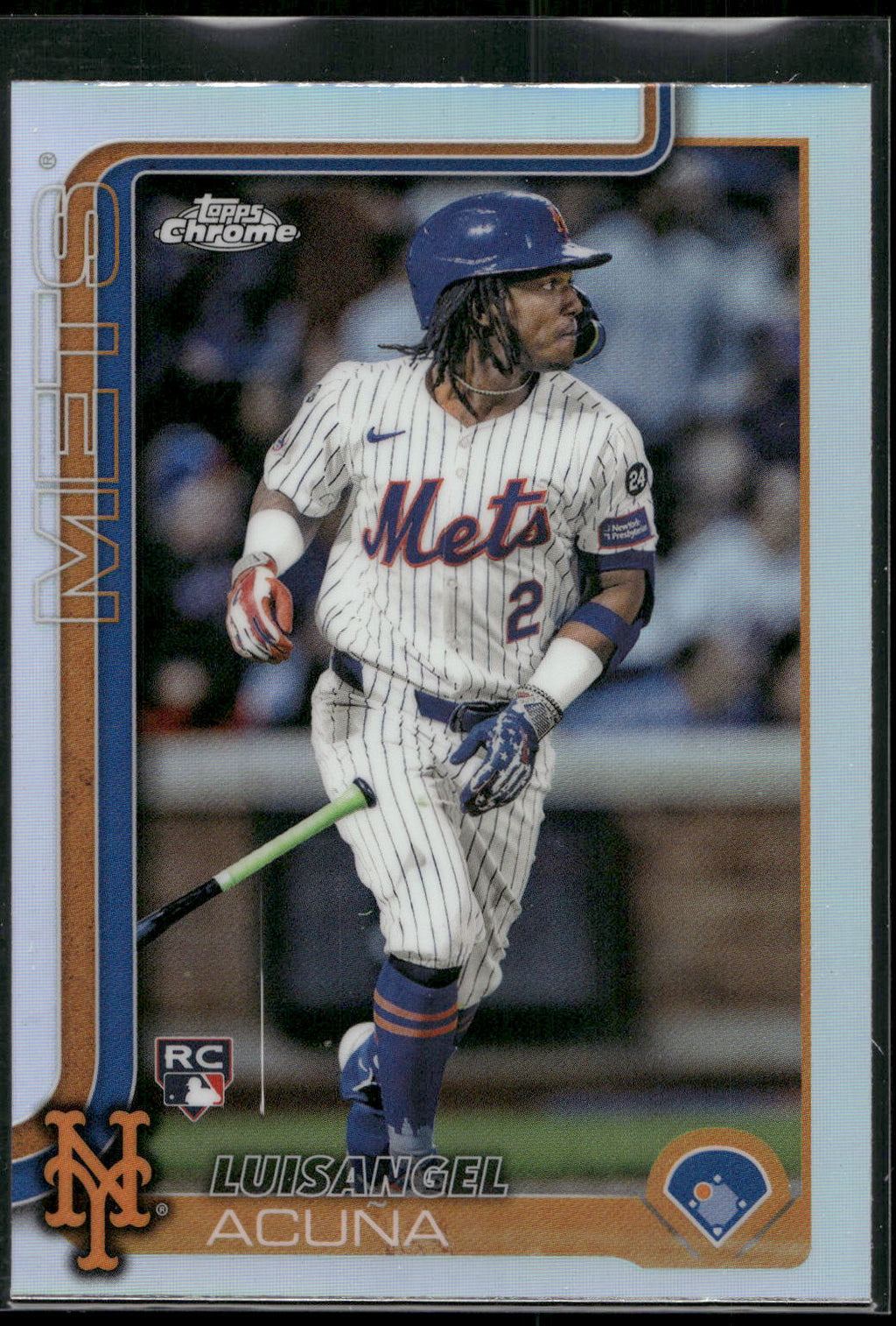 2025 Topps Chrome #56 Luisangel Acuña Refractors