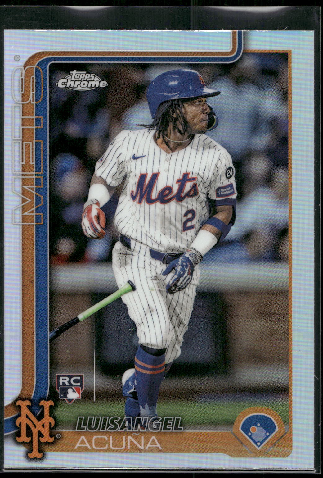 2025 Topps Chrome #56 Luisangel Acuña Refractors