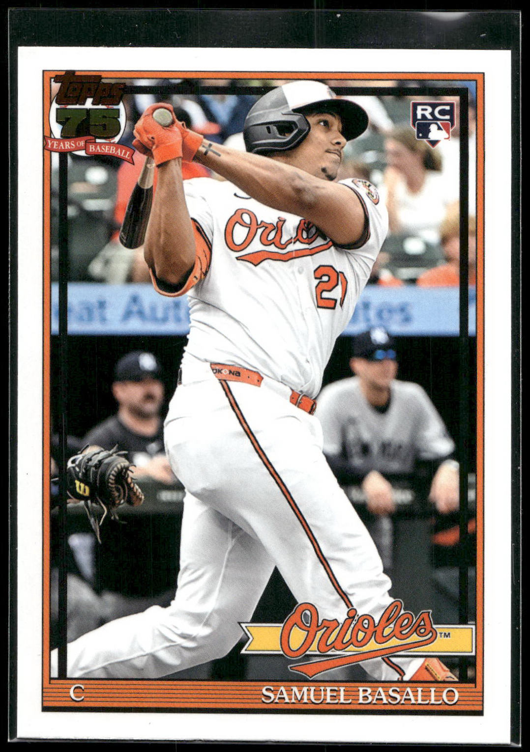 2026 Topps #T91-20 Samuel Basallo 1991 Topps Baseball 35th Anniversary