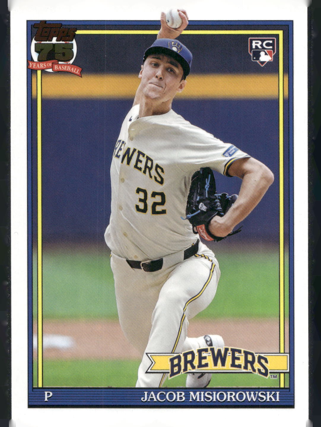 2026 Topps #T91-74 Jacob Misiorowski 1991 Topps Baseball 35th Anniversary