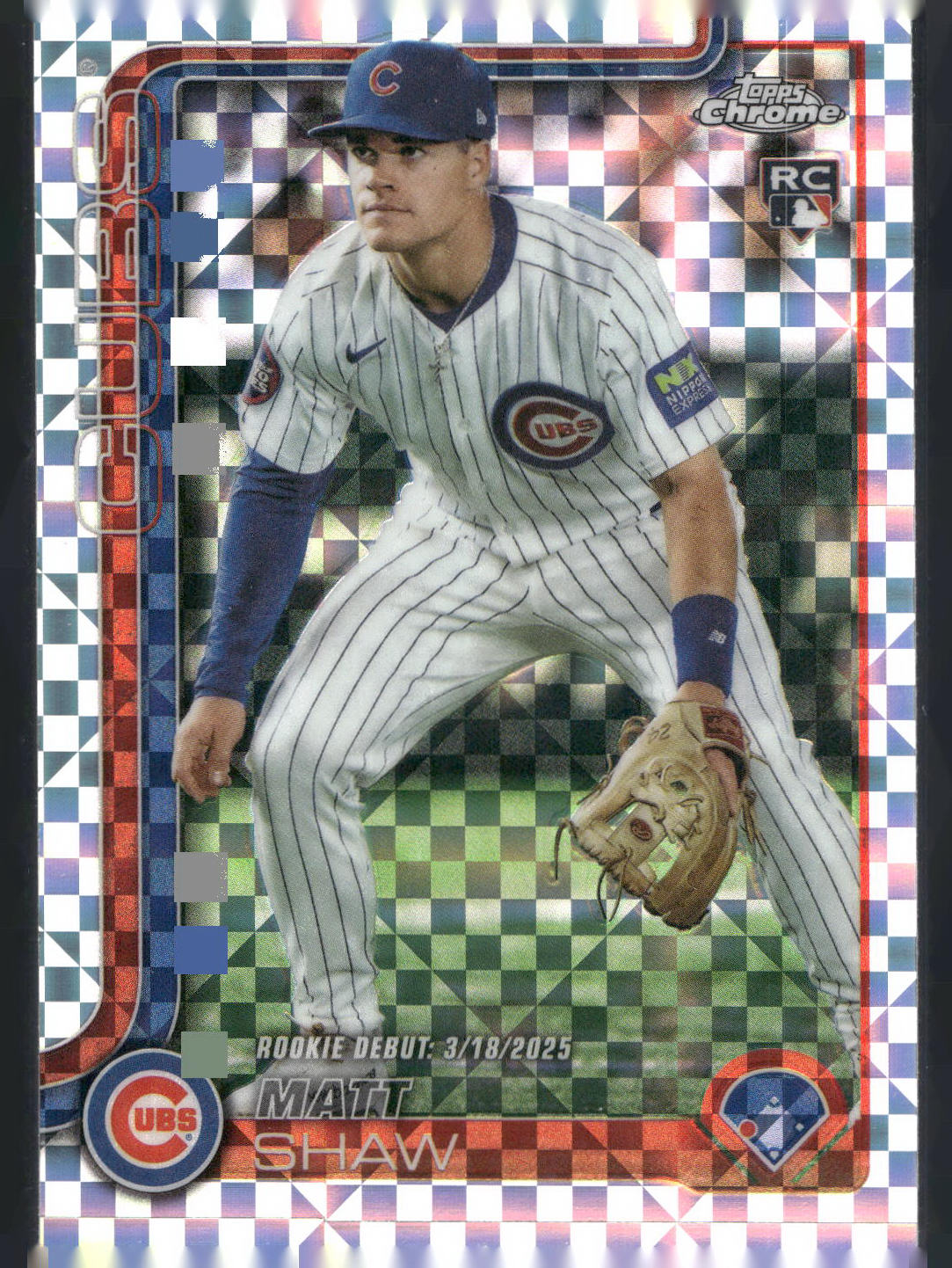2025 Topps Chrome Update #USC135 Matt Shaw X-Fractors