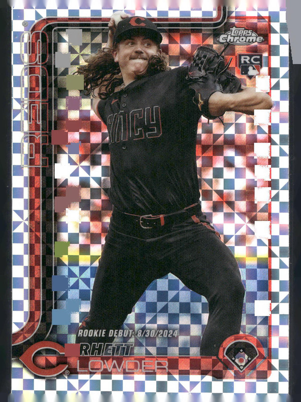 2025 Topps Chrome Update #USC110 Rhett Lowder X-Fractors