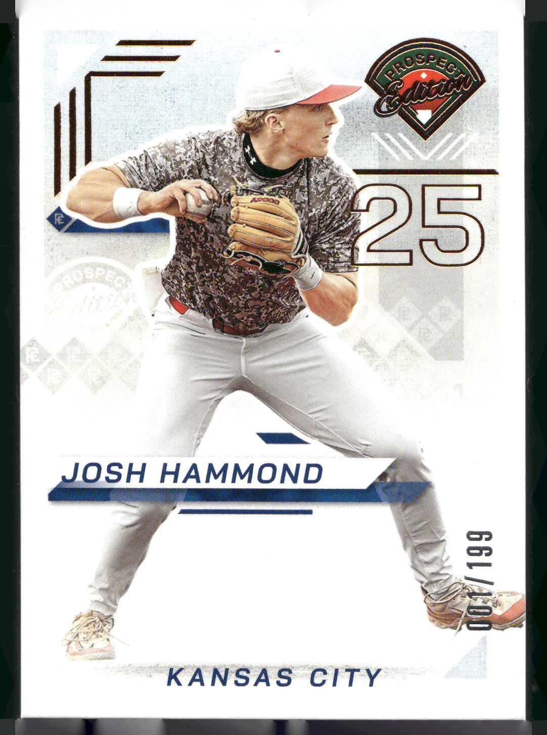 2025 Panini Prospect Edition #75 Josh Hammond