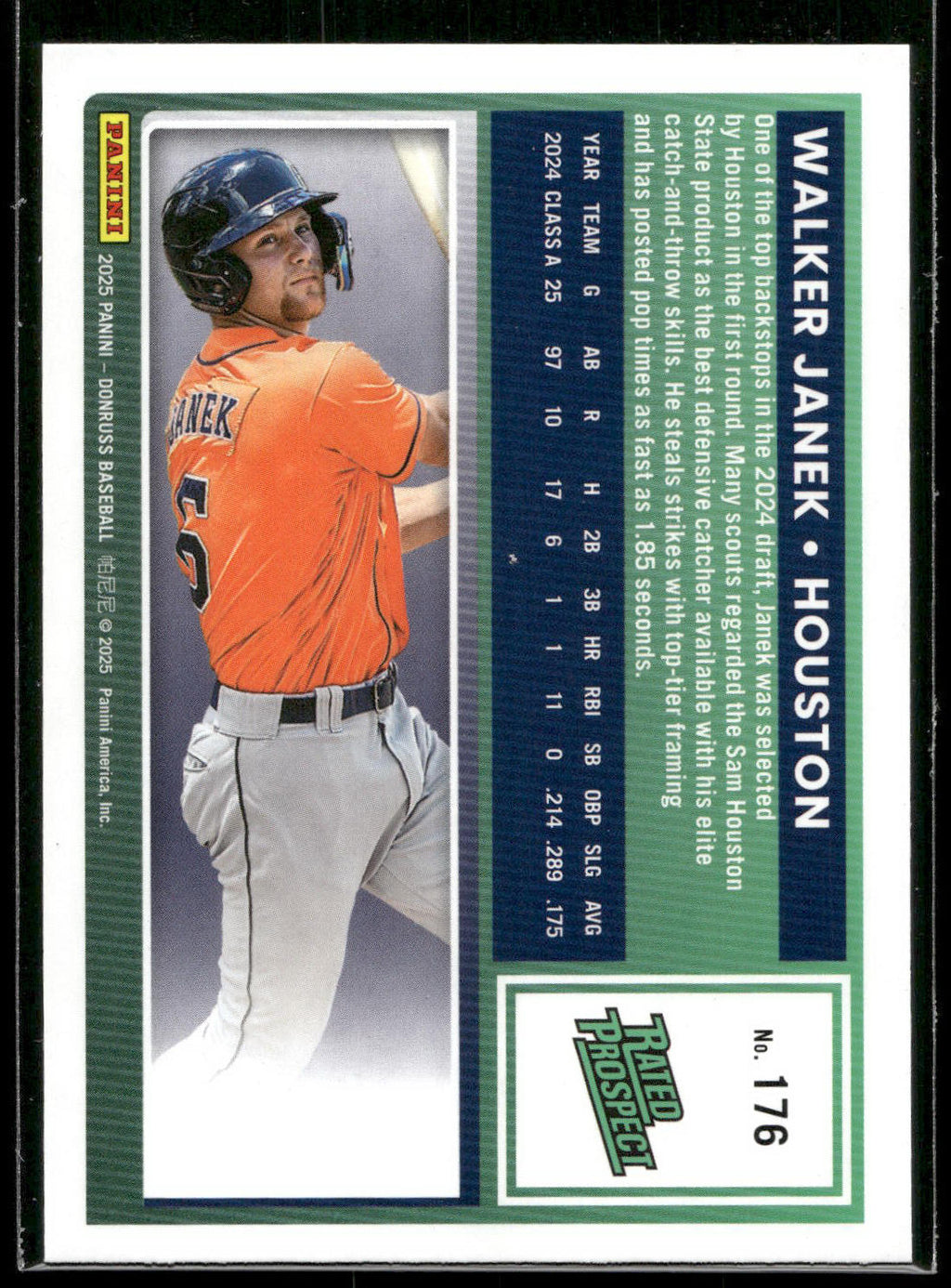 2025 Donruss #176 Walker Janek Liberty