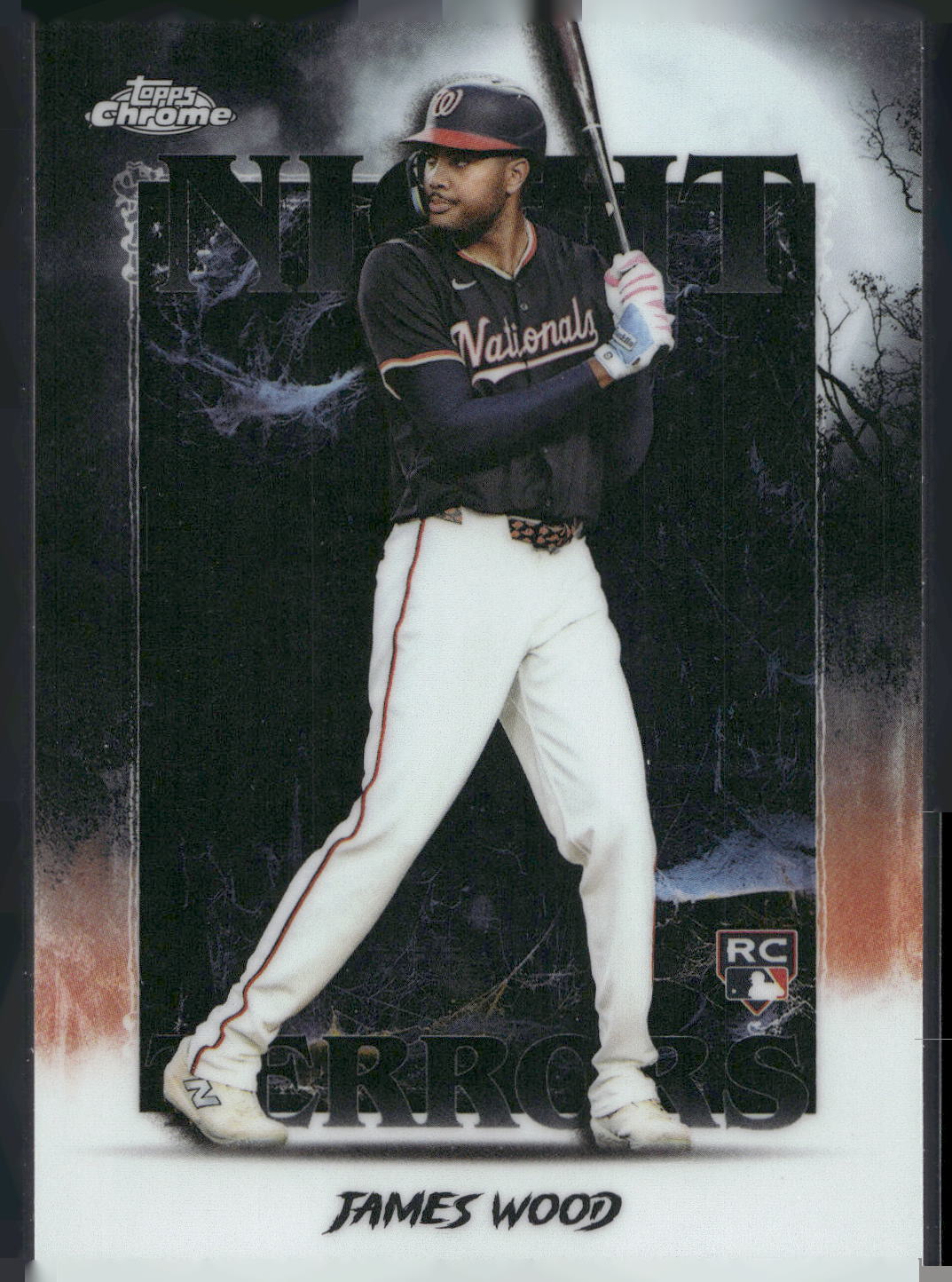 2025 Topps Chrome Update #NT-25 James Wood Night Terrors