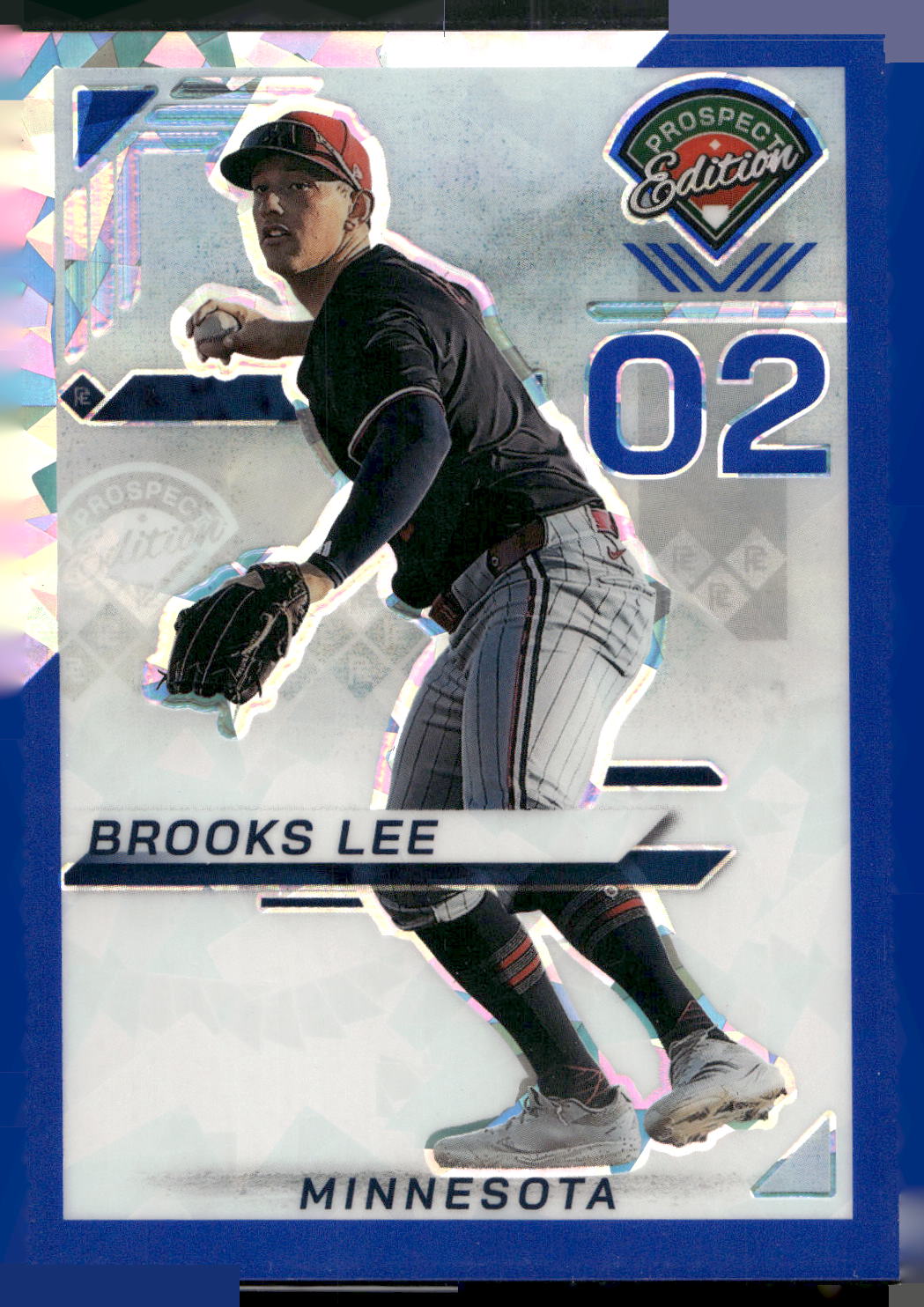 2025 Panini Prospect Edition #139 Brooks Lee Holo - Blue Ice #/299