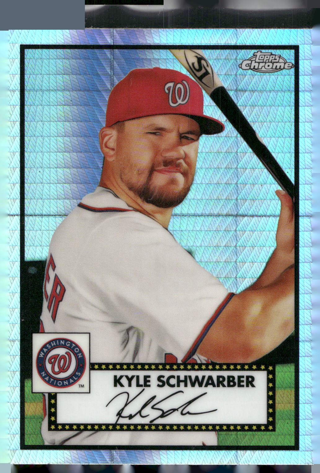 2021 Topps Chrome Platinum Anniversary #245 Kyle Schwarber Refractor