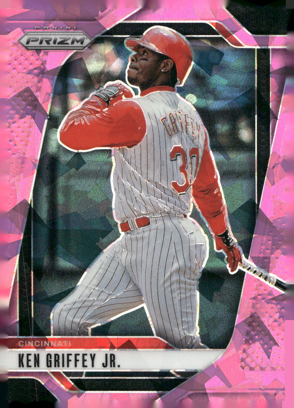 2025 Panini Prizm #54 Ken Griffey Jr. Pink Ice Prizms