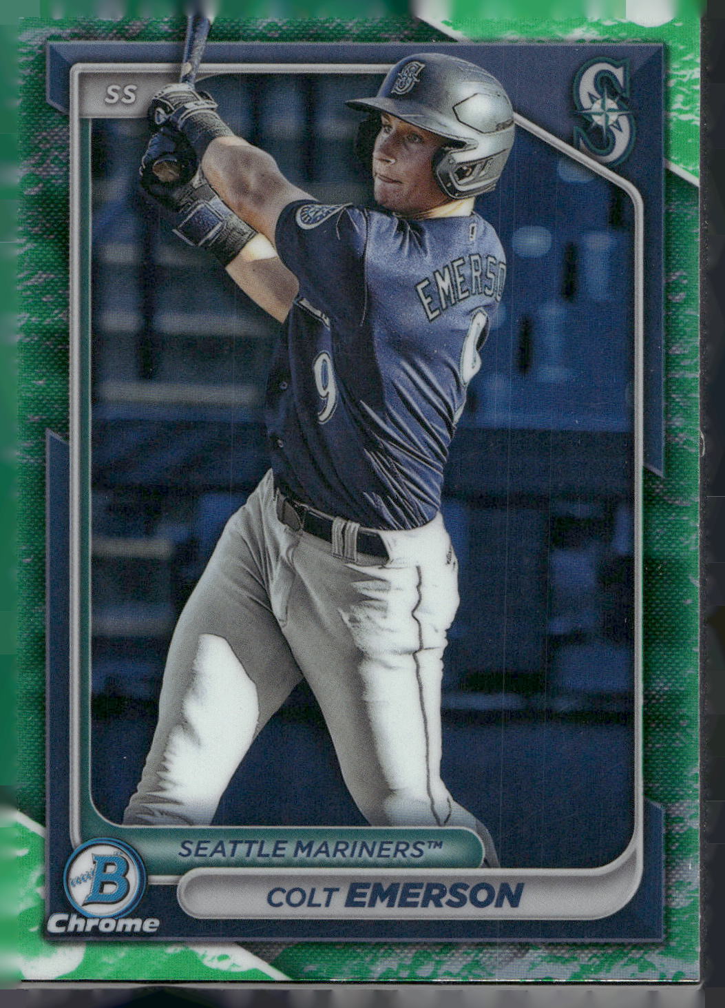 2024 Bowman #BCP-10 Colt Emerson Chrome Prospects Lunar Glow Refractors