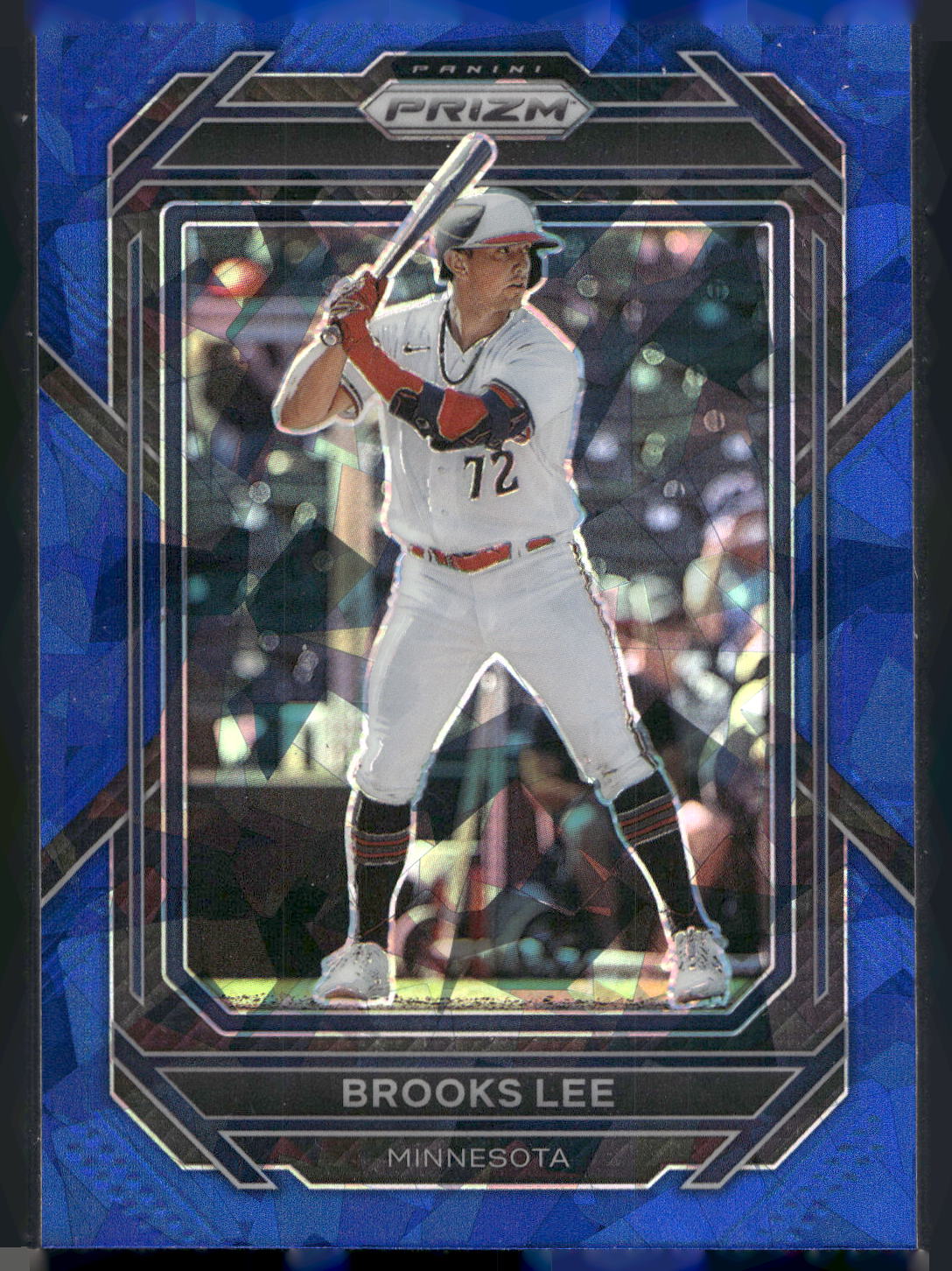 2023 Panini Prizm #68 Brooks Lee Blue Ice Prizms