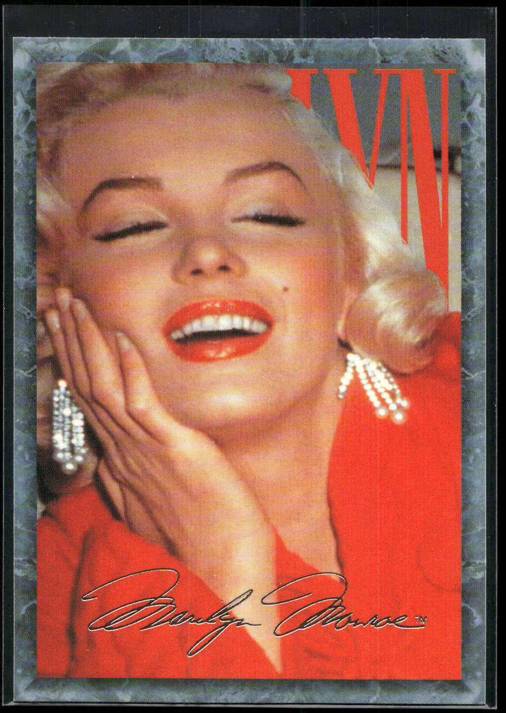 1993 Sports Time Marilyn Monroe #95 Never forgotten. Marilyn's death at age 36 s