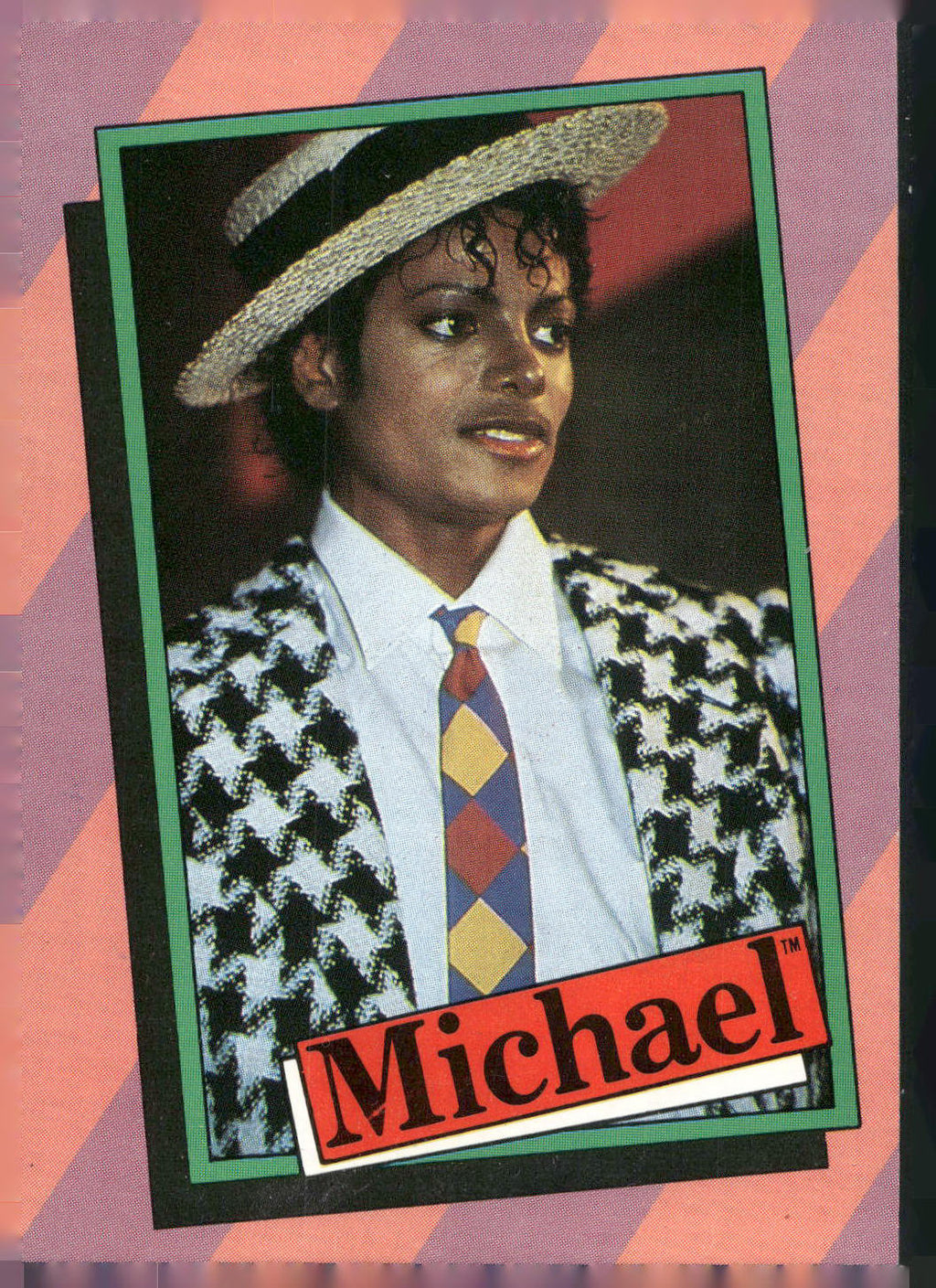 1984 Topps Michael Jackson #1 Michael Jackson