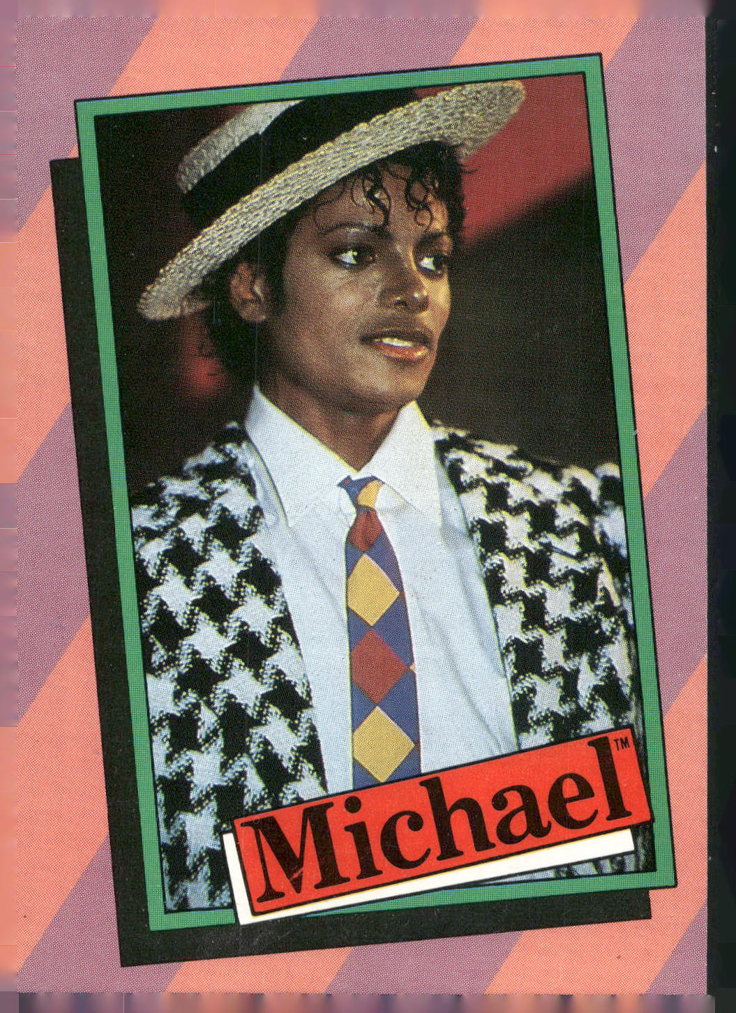 1984 Topps Michael Jackson #1 Michael Jackson
