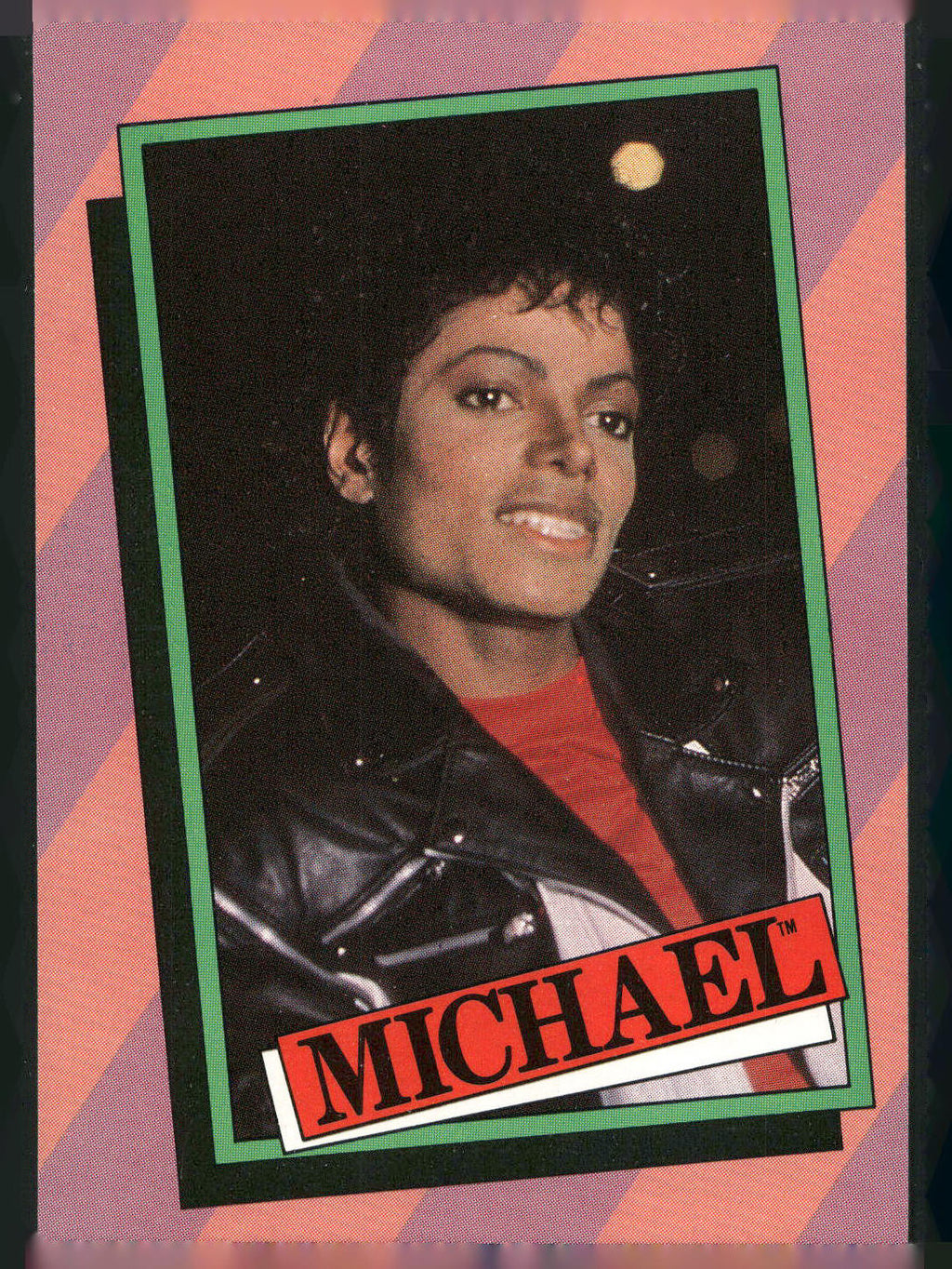 1984 Topps Michael Jackson #4b Michael has had 8